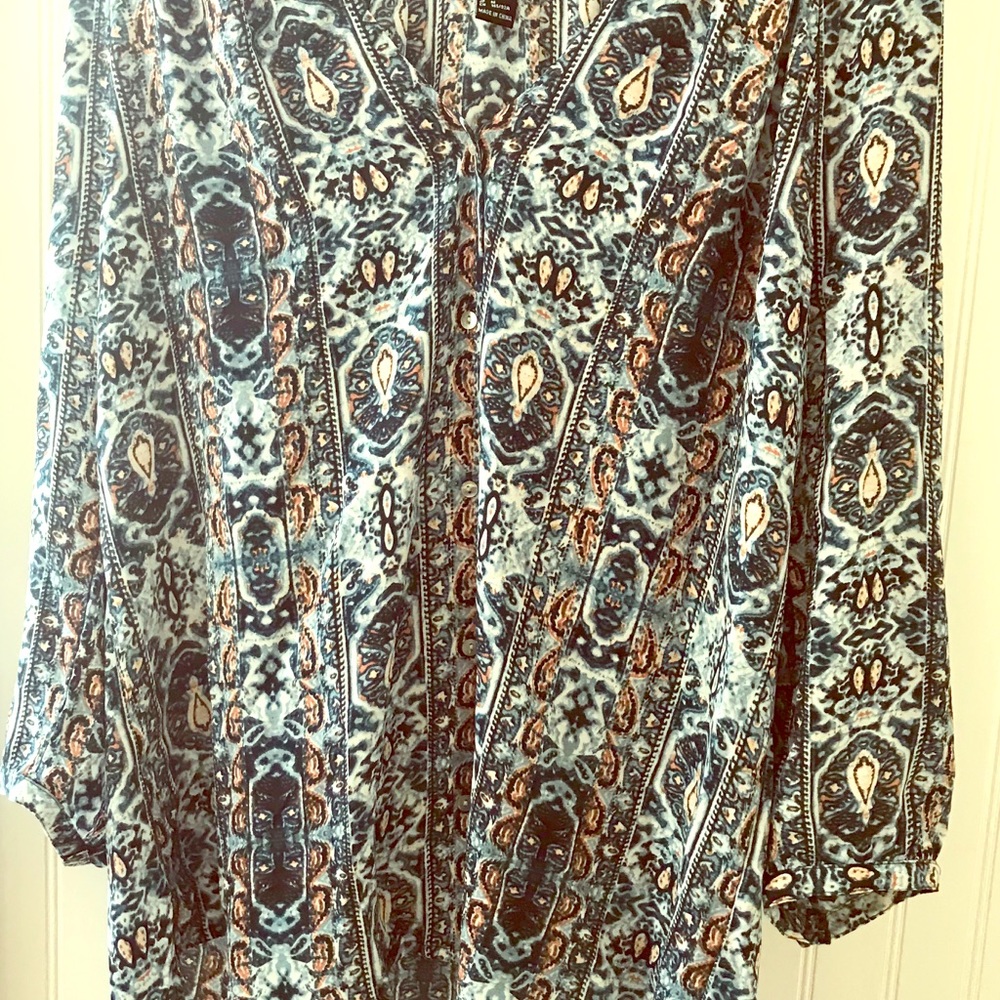 Patterned Blouse